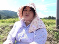 寄居で稲を刈る 稲作農家の豊満嫁 三浦早苗