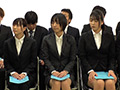 羞恥！男性新入社員に視○されながらデカ尻測定