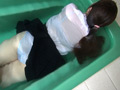くつろぎの制服混浴
