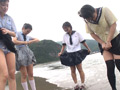 夏服のままでも気にせずに