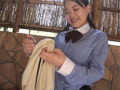 制服入浴の恥じらい
