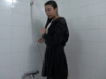真冬の制服入浴