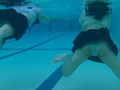 体験入部の水濡れ