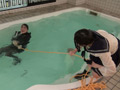 先輩と水難救助