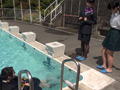 乱入者と水泳訓練