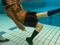 新入生対象着衣水泳授業