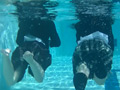 3人の女子と母校訪問