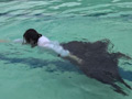 三つ巴部活着水泳