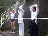 三つ巴部活着シャワー