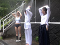 三つ巴部活着シャワー