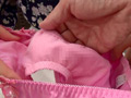 素人娘のオマ○コに密着している汚パンティー 3時間42分
