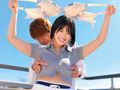 青空ノーブラチャレンジ！素人女子大生が野外露出に挑戦 サンプル画像1
