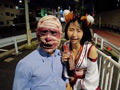 渋谷のハロウィンで見つけたパリピが挑戦！きつねちゃん