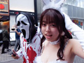 渋谷のハロウィンで見つけたパリピが挑戦！神乳バニー