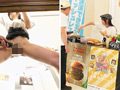 イカサレホットドッグ販売！小野坂ゆいか 望月つぼみ