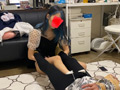妹りのに電気アンマをやられまくり敗北射精させられる！