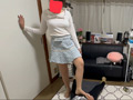 スカートめくったらバレて電気アンマやられまくりました