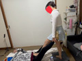 スカートめくったらバレて電気アンマやられまくりました