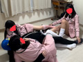 3人がかりでがっつり押さえつけられ電気アンマ射精地獄