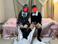 2人の地雷系長身美女達のおもちゃにされる！