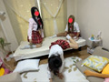 泣くまで電気アンマとくすぐりで責められ続ける後輩女子