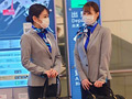 【CA】【空港内勤務中○撮】Aちゃん＆Iちゃん