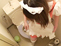 超萌え萌えメイドのトイレ指オナニー○撮6