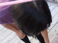 人妻洗濯物干し胸チラ○撮4