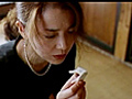 喪服の女 崩れる