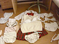 この女子○生の下着を盗みました。