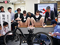 SOD女子社員 アクメ自転車がイクッ！ 2名の女子社員