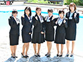 部署対抗！青空水泳大会 SOD女子社員