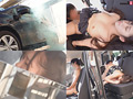 カーセックスしていたカップルを催○ガスで○らせNTR
