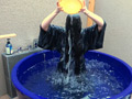 濡れ髪○子が艶めかしいスーパーロングヘア若妻