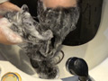 黒髪スーパーロングヘア女子○生 先生と禁断シャンプー