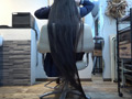 黒髪スーパーロングヘア女子○生 先生と禁断ヘアカット