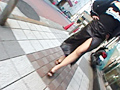 街角ロングスリットガール