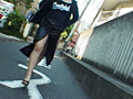 街角ロングスリットガール