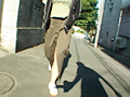 街角ロングスリットガール
