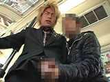 路線バスでイケメンのチンポを扱いた Part1