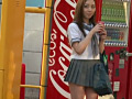 人気熟女にいきなりセーラー服を着せて街中放置したら