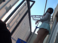 下着を干す人妻のパンチラ！勃起チ○ポを見せたらヤレた