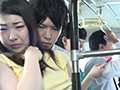 通勤バスは満員で目の前には黒パンストのOLだらけ！9