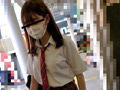 スタイル抜群ハーフ系美人女子○生にぶっかけ！