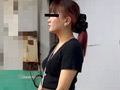 おしゃれな髪色の巨乳パイスラお姉さん