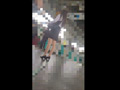 通勤電車で堕ちるアイドル顔のミニスカ可憐なOL。