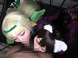召喚美少女シ●ラ＆レ●×10連続大量ザーメンぶっかけ