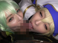 美少女冒険者エルフ＆女神官×10連続ザーメンぶっかけ