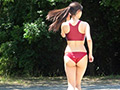 乳M女子陸上選手 速水さくら