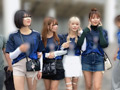 スタジアム外で秘密のオフサイド！Ver.れい＆りん